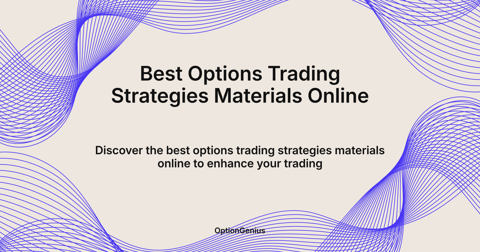 Best Options Trading Strategies Materials Online