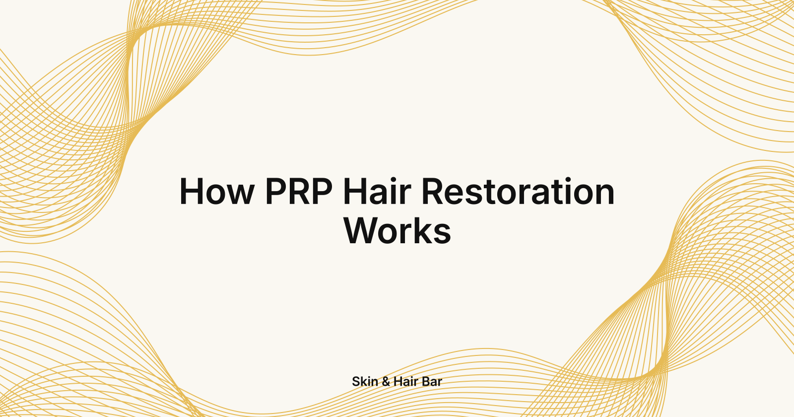 How PRP Hair Restoration Works