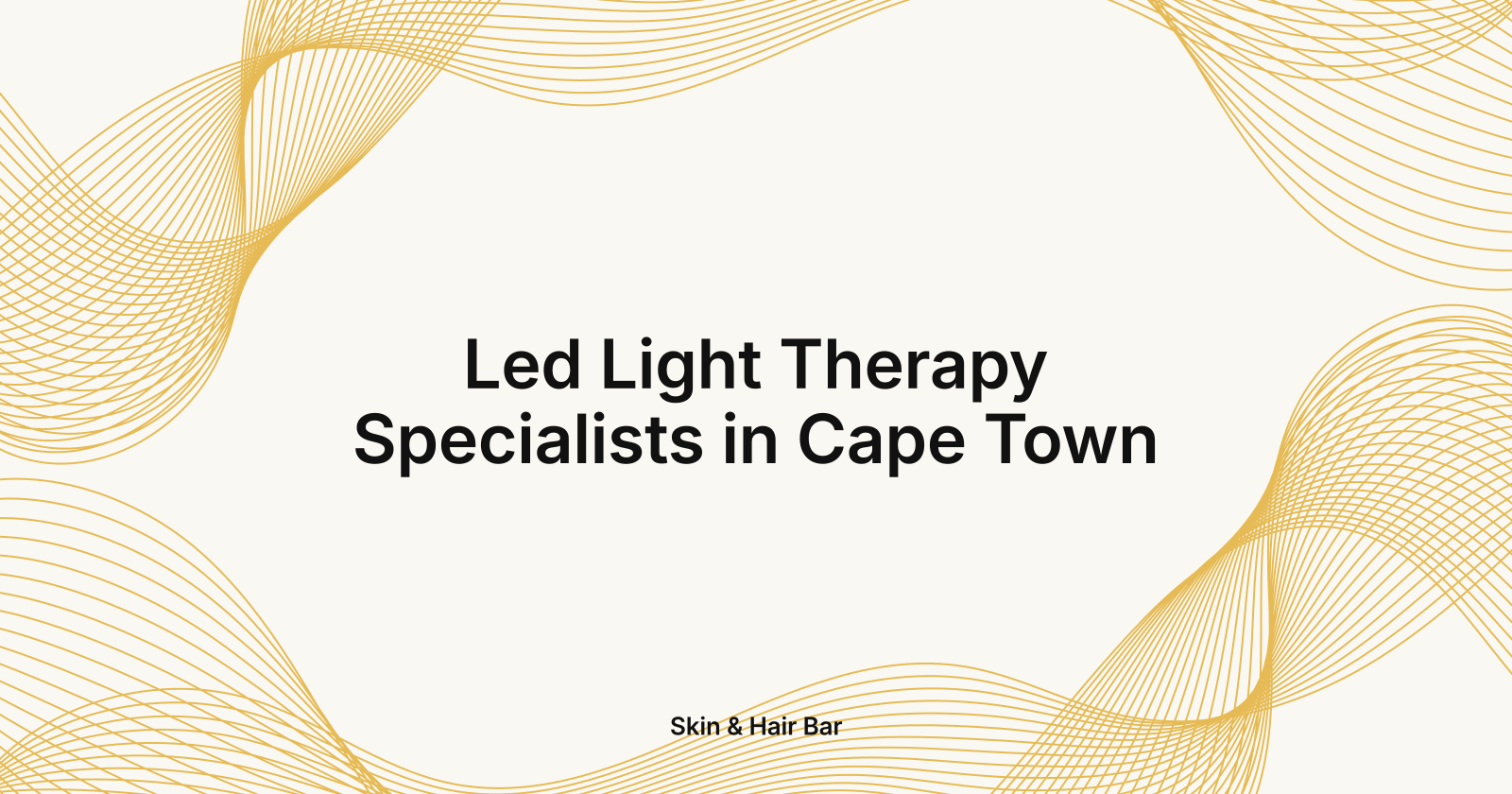 Led Light Therapy Specialists in Cape Town