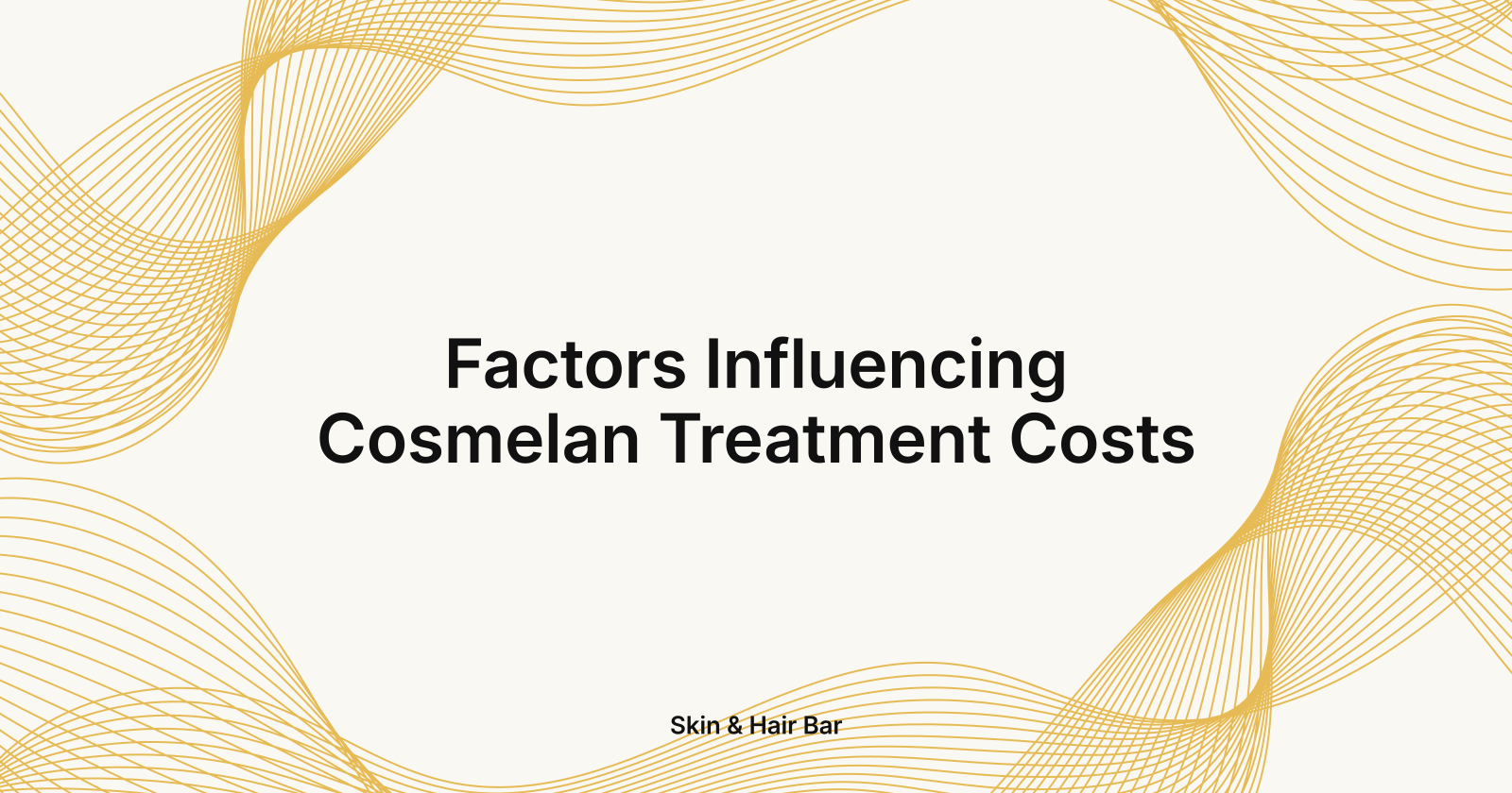 Factors Influencing Cosmelan Treatment Costs, factors affecting Cosmelan Depigmenting Treatment cost in Cape Town