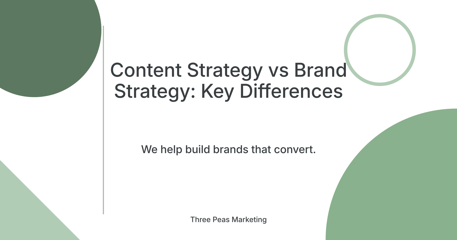 Content Strategy vs Brand Strategy: Key Differences