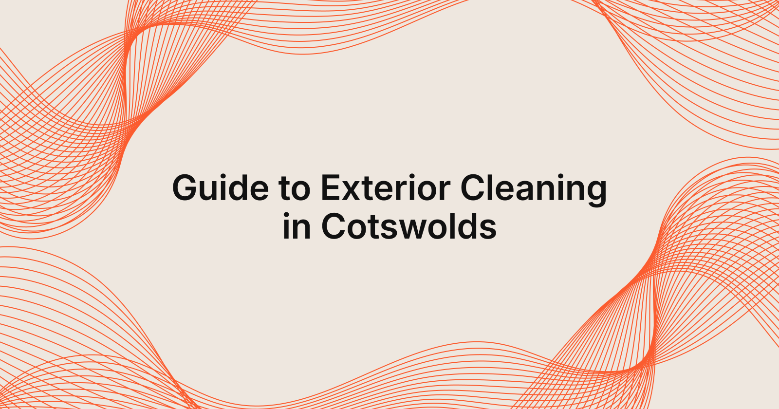 Guide to Exterior Cleaning in Cotswolds