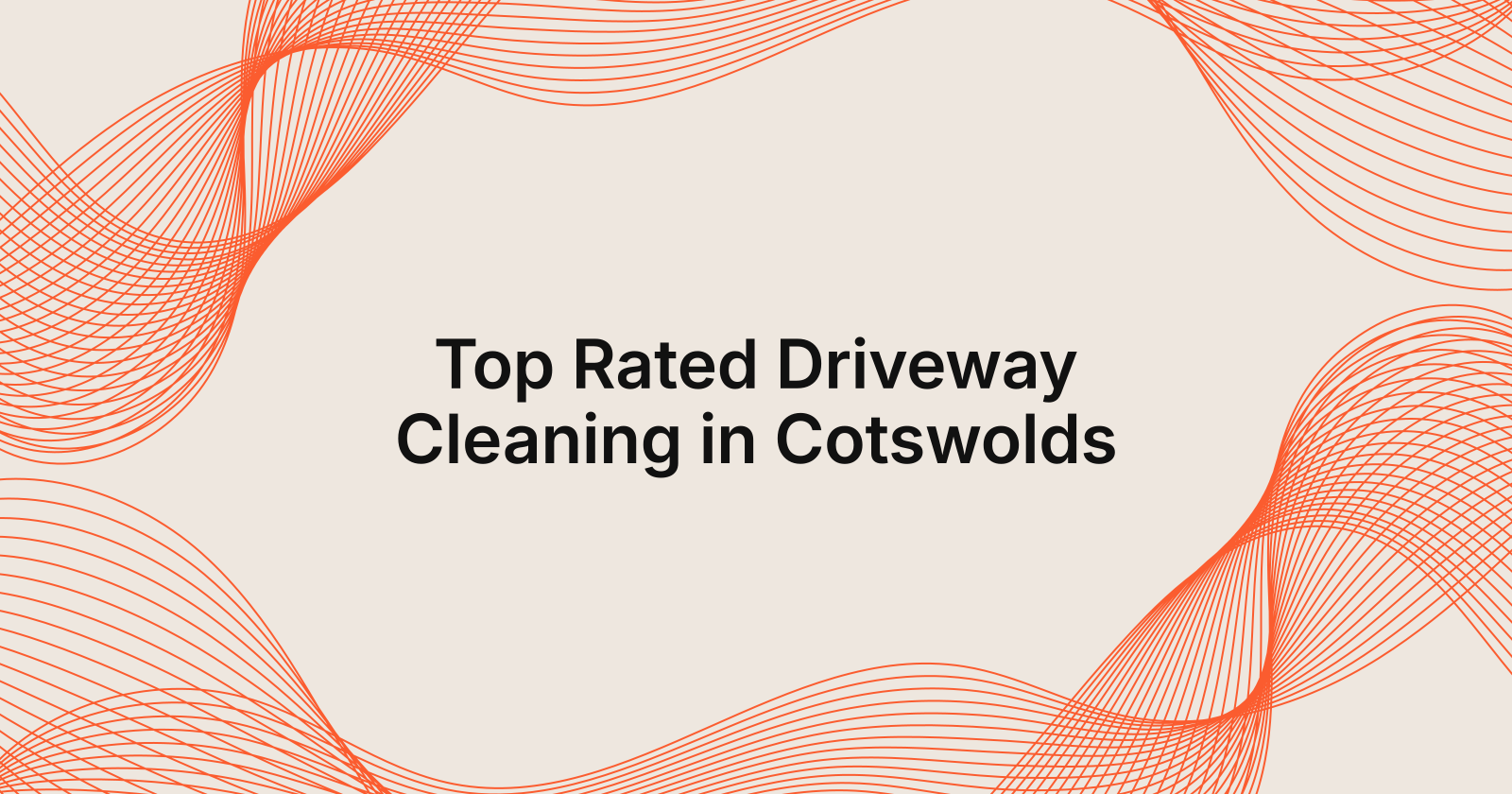 Top Rated Driveway Cleaning in Cotswolds