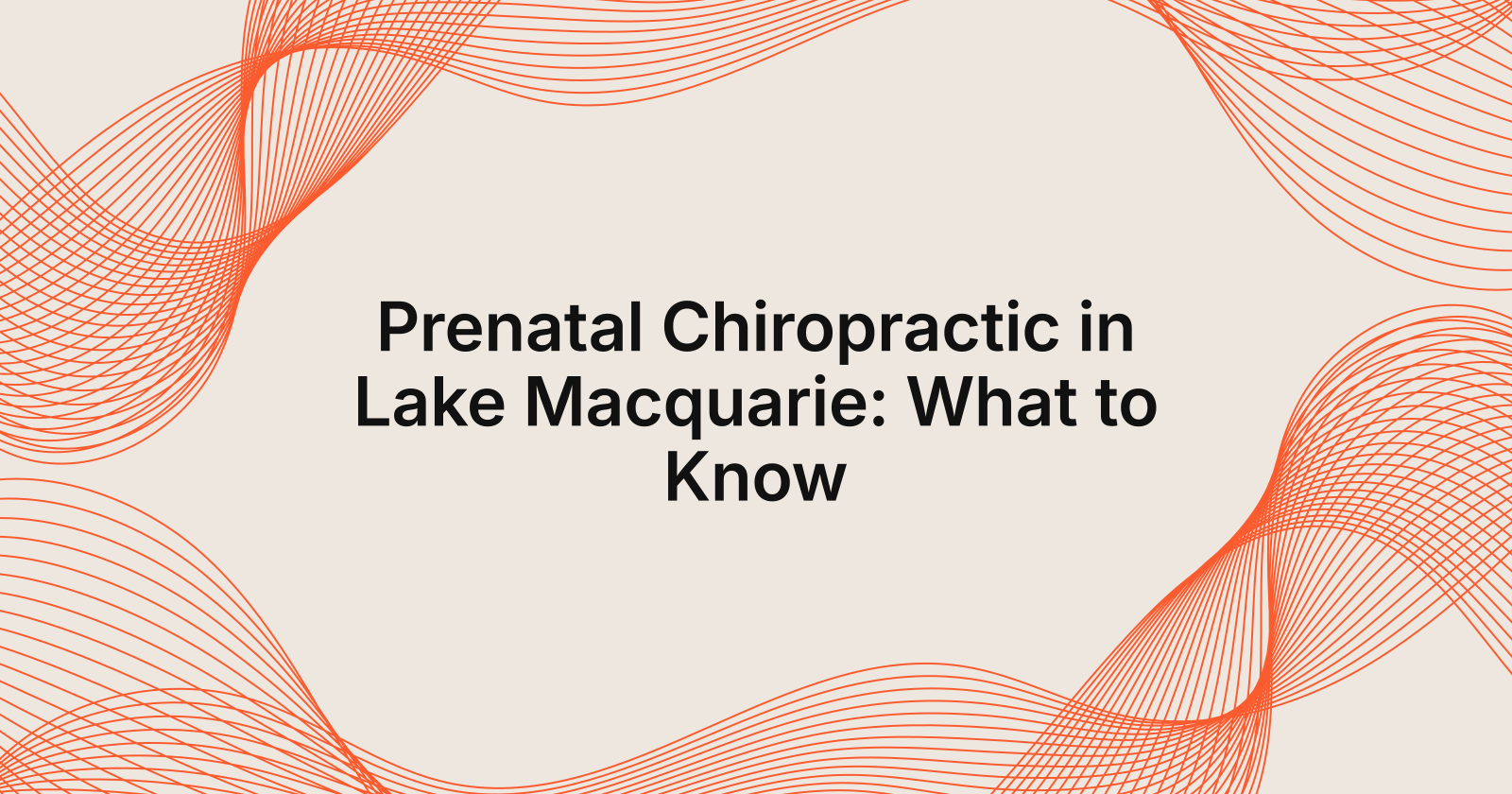 Prenatal Chiropractic in Lake Macquarie: What to Know, can I get prenatal chiropractic in Lake Macquarie?